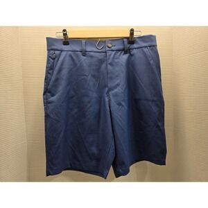 32 Degrees Cool Shorts Mens 32 Twill Tech Performance Stretch Soft Touch Blue